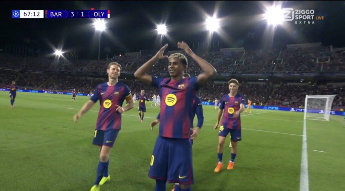 El doble error del árbitro que benefició a Barcelona en la paliza, insólita jugada que el VAR señaló y beso a Nicki Nicole