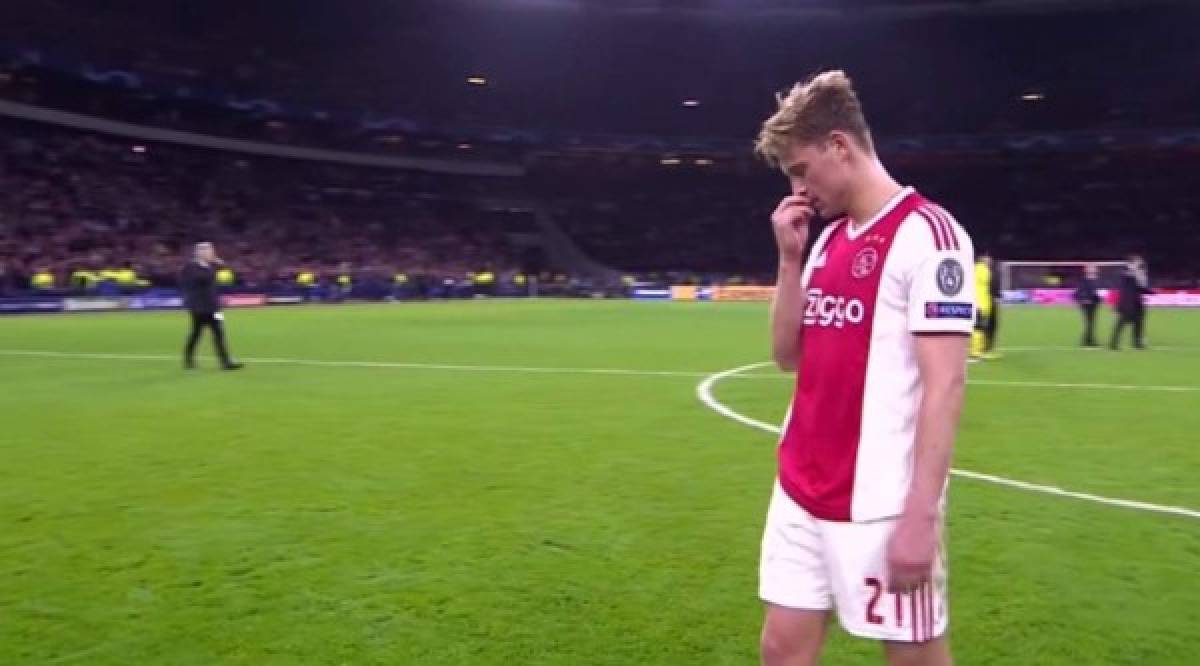 ¡Llanto y tristeza! Las imágenes del Ajax tras quedar fuera de la final de Champions