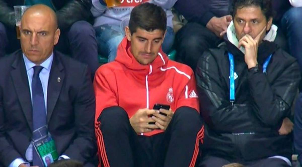 NO SE VIO EN TV: El feo momento de Courtois; el drama de Lopetegui y Florentino