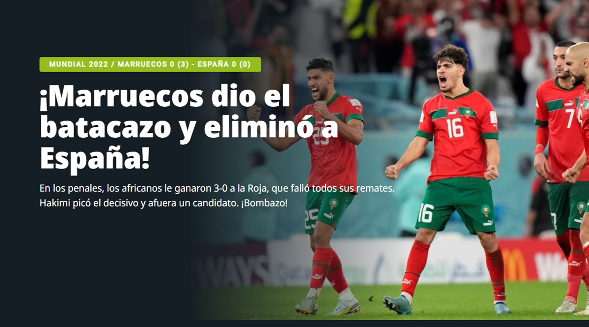 ¡Ridículo! Prensa internacional estalla tras la eliminación de España en Qatar: “No sabían que jugaban un Mundial”