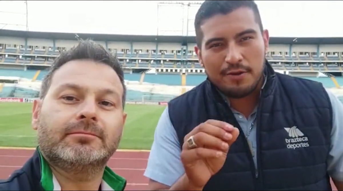 Prensa mexicana y bellas periodistas se apoderan del Olímpico: Atlas, muy sonriente pensando en Olimpia