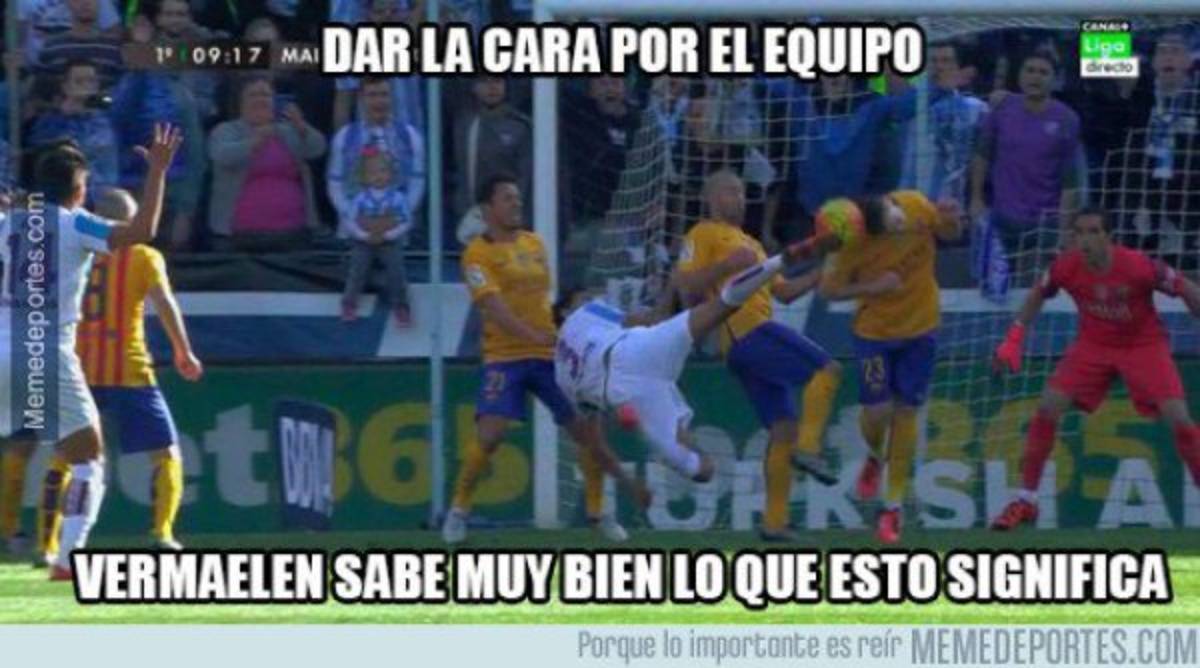 Divertidos 'Memes' con el triunfo del Barcelona ante Málaga