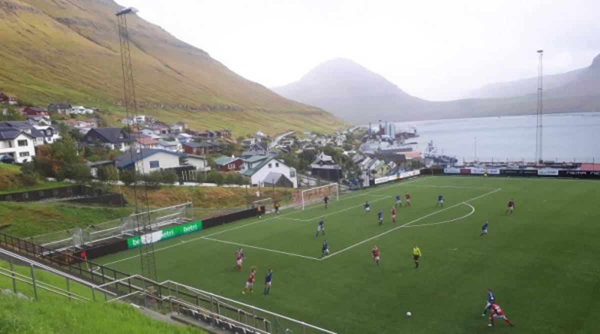 El Flotugerdi Stadium, la casa del fútbol en Islas Feroe donde se respira aire puro