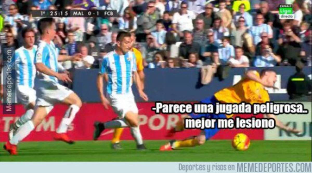 Divertidos 'Memes' con el triunfo del Barcelona ante Málaga