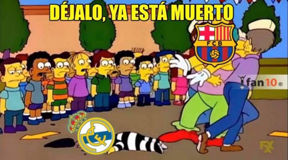 ¡Siguen las burlas! Surgen divertidos memes en contra del Real Madrid