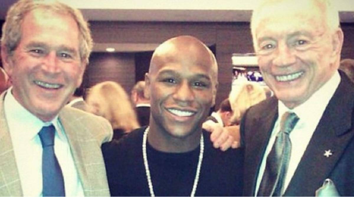 Mayweather entrena imitando a Rocky Balboa