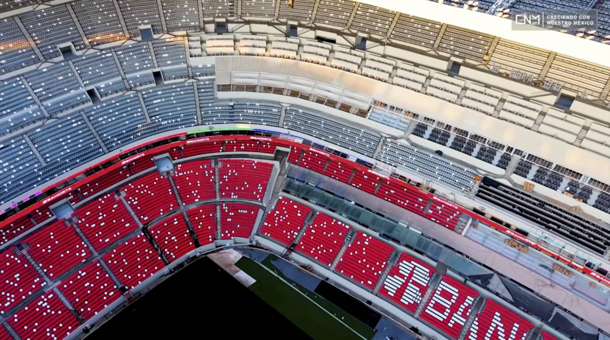 México se lo presume a Cristiano Ronaldo: así está el estadio Azteca para su reapertura antes del Mundial