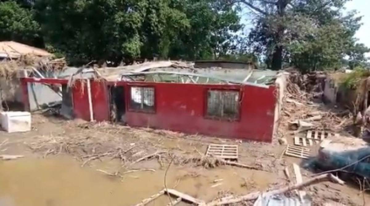 Así se encuentran las colonias de La Lima y Chamelecón tras el huracán Eta