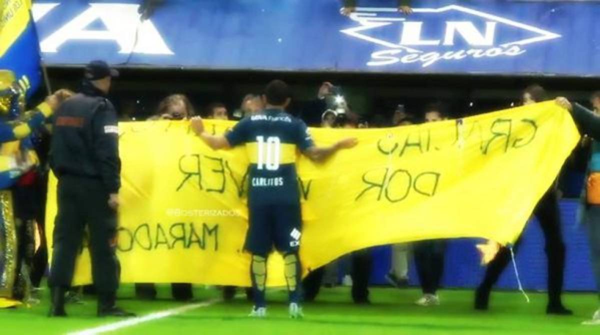 La 'Bombonera' explotó de alegría con Carlos Tévez