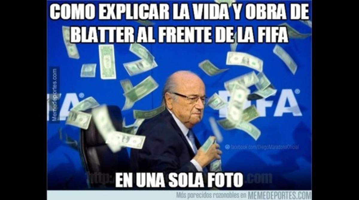 Los mejores memes que dejó la investigación a Joseph Blatter