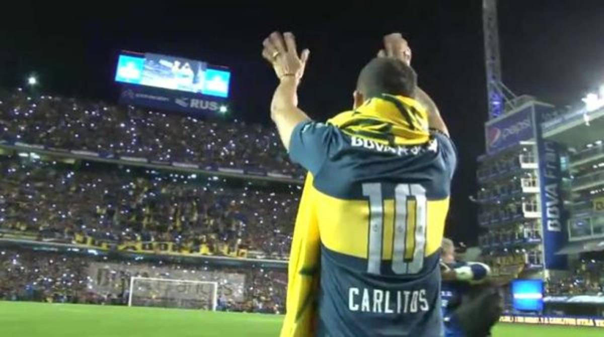 La 'Bombonera' explotó de alegría con Carlos Tévez