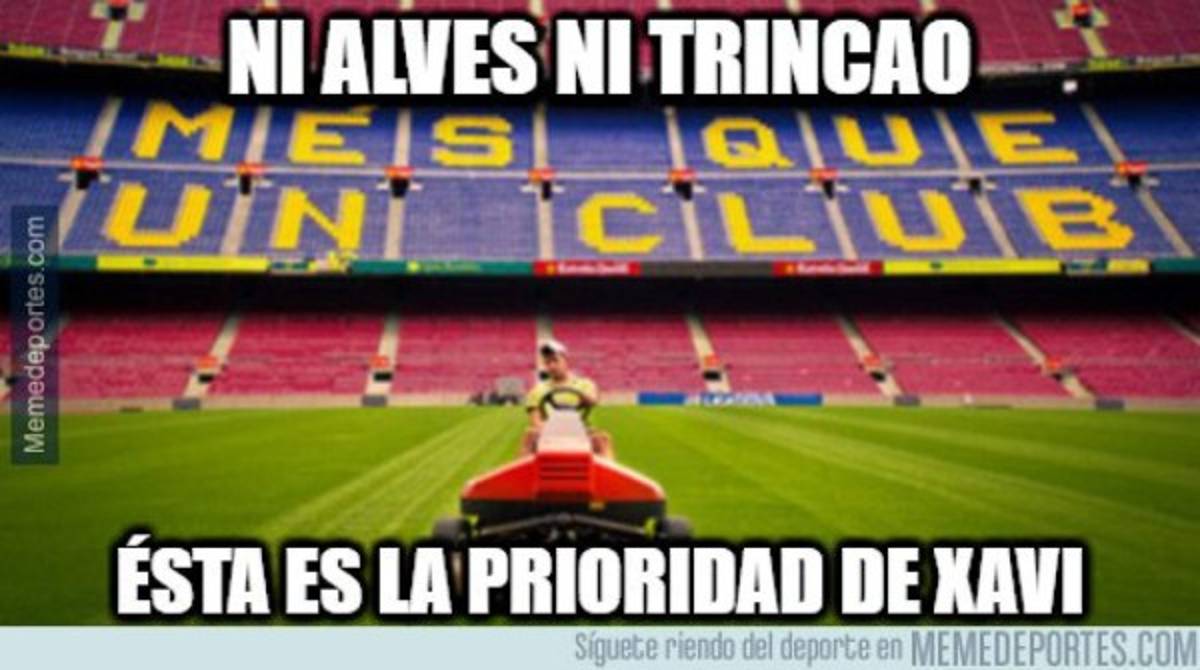 Dani Alves regresa al Barcelona y los memes destrozan al jugador brasileño por su edad