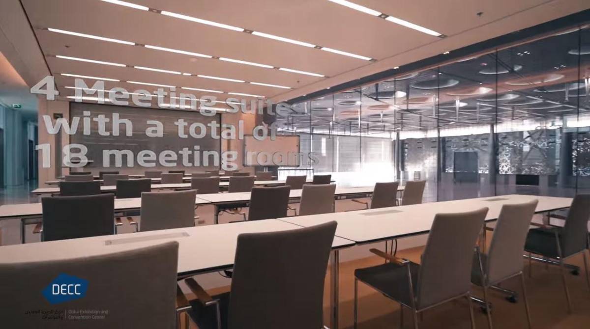 Escenario futurista: así es el Centro de Exposiciones y Convenciones de Doha, donde se celebrará el sorteo del Mundial de Qatar