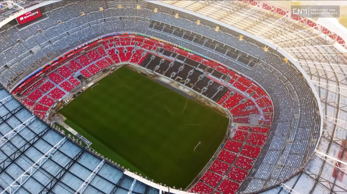 México se lo presume a Cristiano Ronaldo: así está el estadio Azteca para su reapertura antes del Mundial