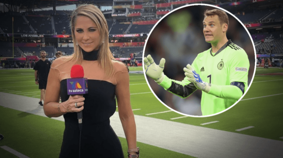 La preciosa periodista Inés Sainz revela la fea experiencia que tuvo con Manuel Neuer: ‘‘Me fui, es un patán’’