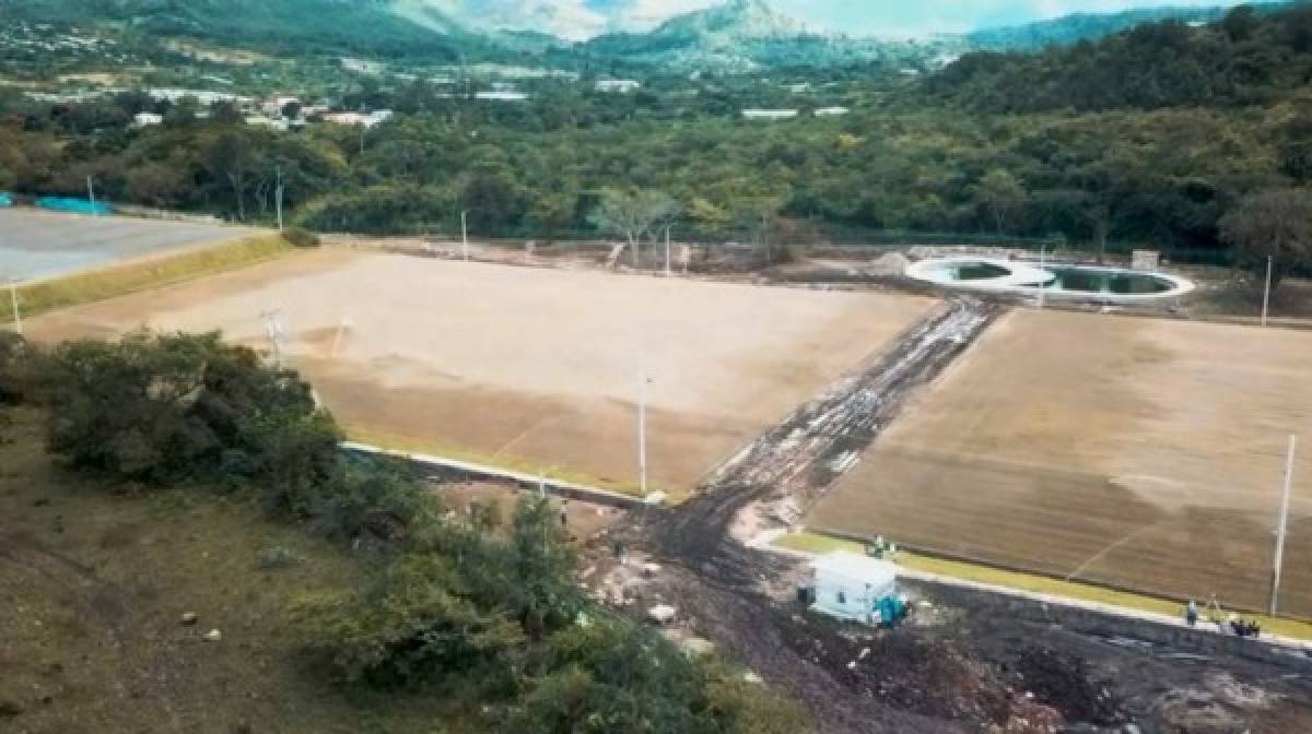 Olimpia muestra nuevas imágenes de cómo avanza la construcción de su sede