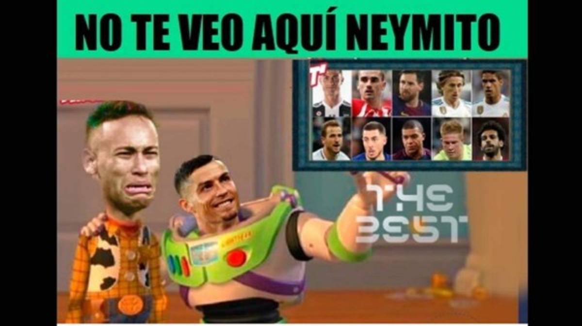MEMES: Hacen pedazos a Neymar por no ser nominado para los premios The Best