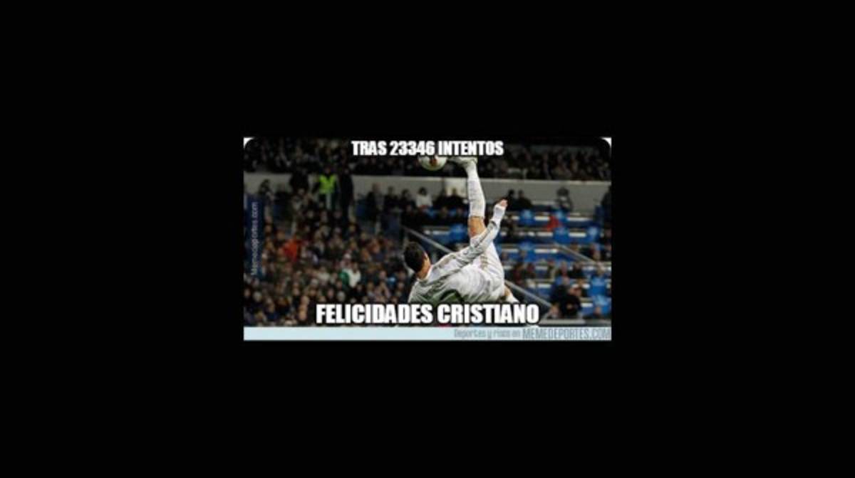 Los divertidos memes que dejó el golazo de chilena de Cristiano Ronaldo