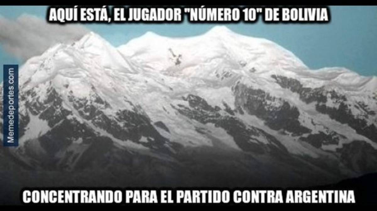 Los divertidos memes tras la caída de Argentina en Bolivia