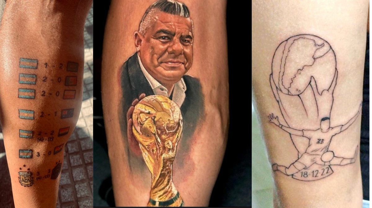 Tremenda locura: los increíbles tatuajes sobre Messi luego de ganar con Argentina el Mundial de Qatar y el ‘‘qué mirás, bobo’’