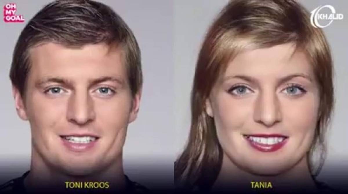 Así se verían las grandes estrellas del fútbol si fuesen mujeres