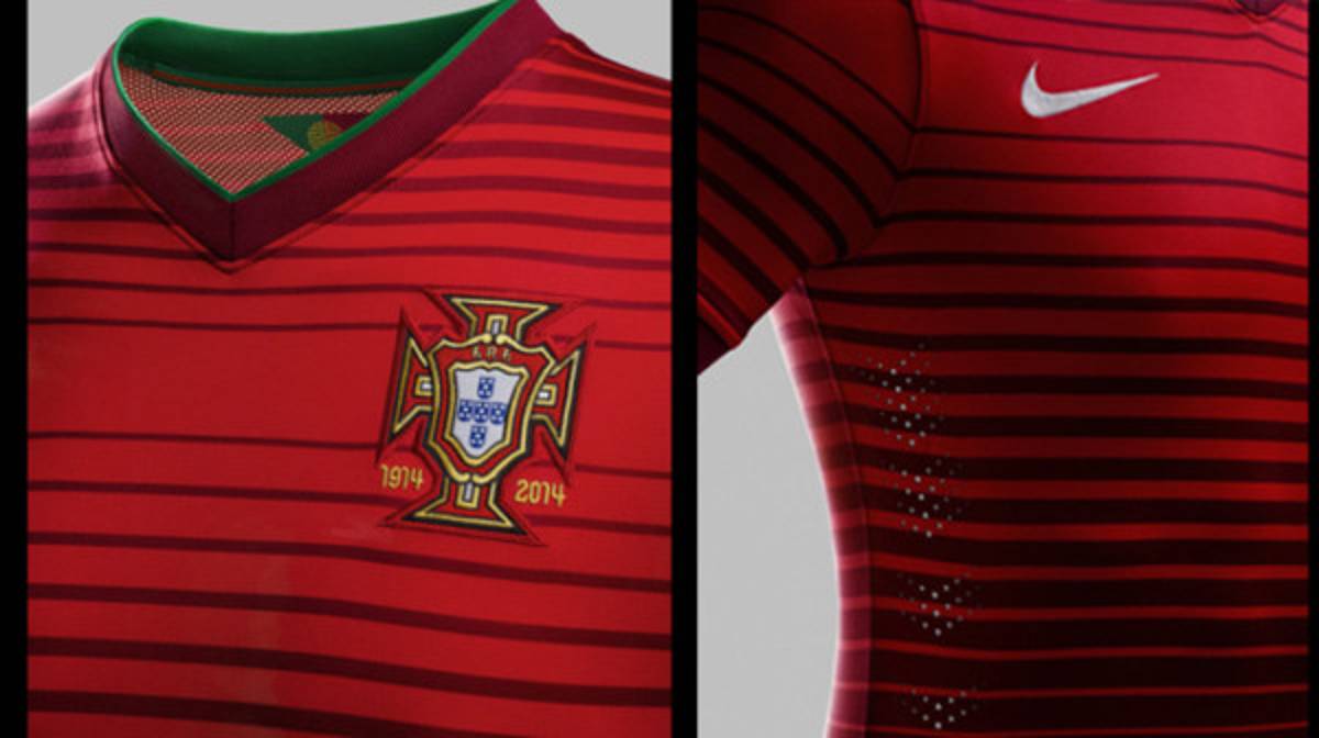 Portugal presenta uniforme para el mundial de Brasil