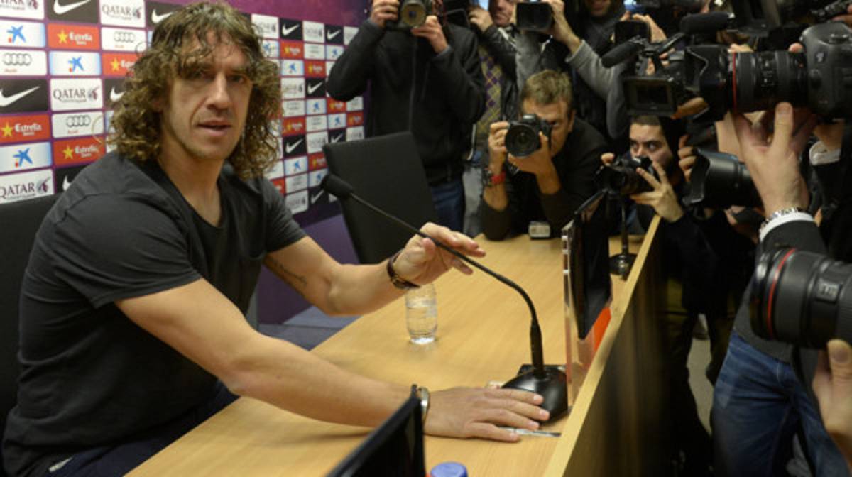 Puyol dejará el Barça al final de temporada