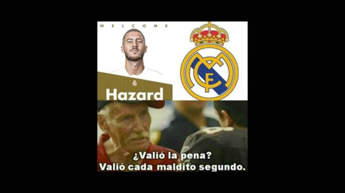 ¡Para morir de risa! Los memes de la presentación de Eden Hazard con el Real Madrid
