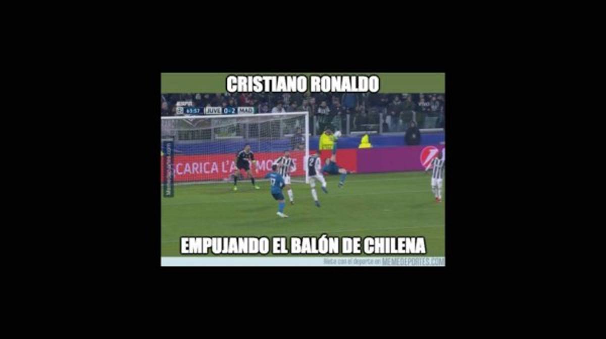 Los divertidos memes que dejó el golazo de chilena de Cristiano Ronaldo