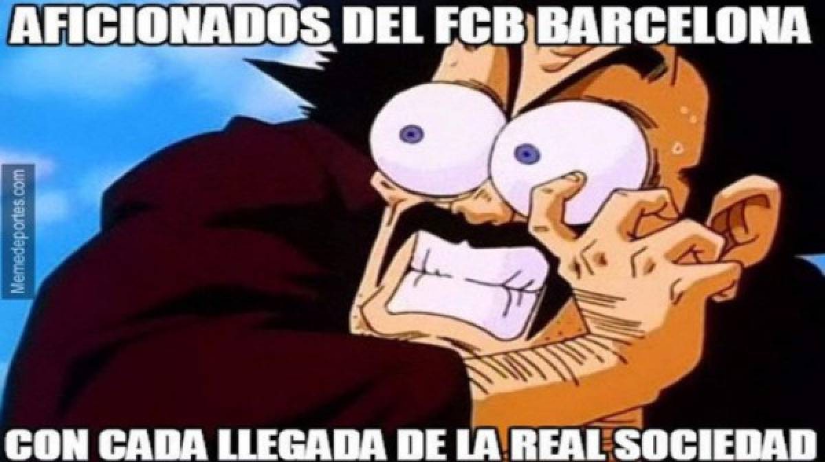 Los memes del sufrido triunfo del Barcelona sobre la Real Sociedad