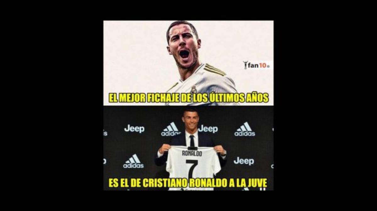 ¡Para morir de risa! Los memes de la presentación de Eden Hazard con el Real Madrid