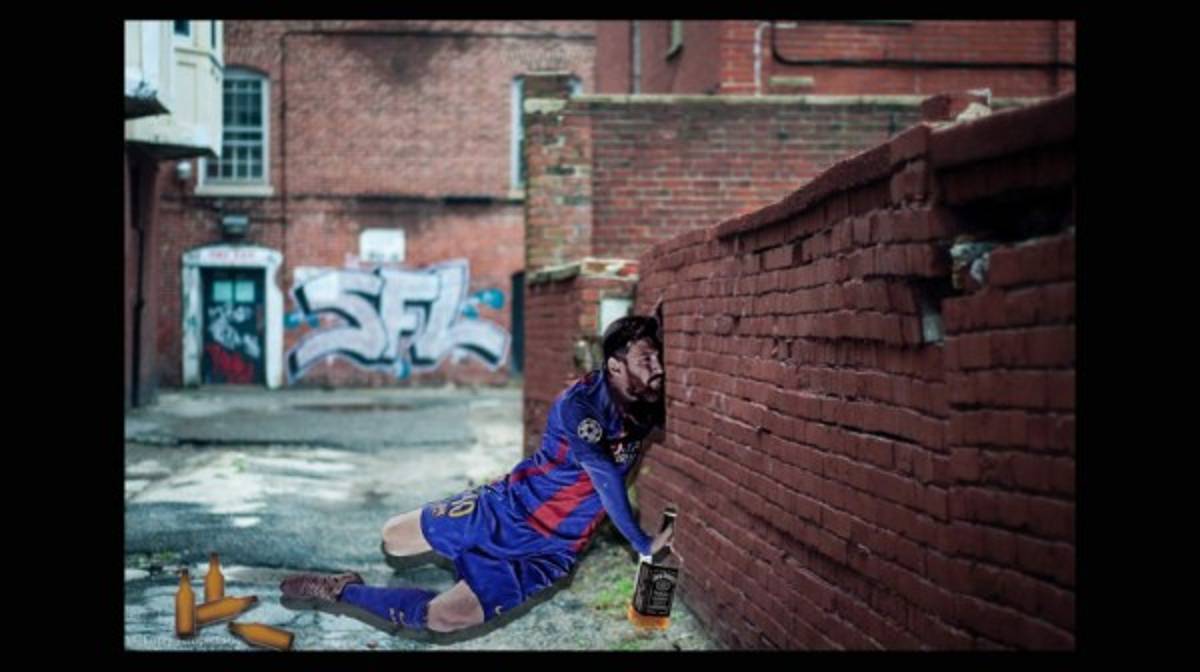 ¡No paran las burlas a Messi! Los mejores memes de su caída ante la Juventus