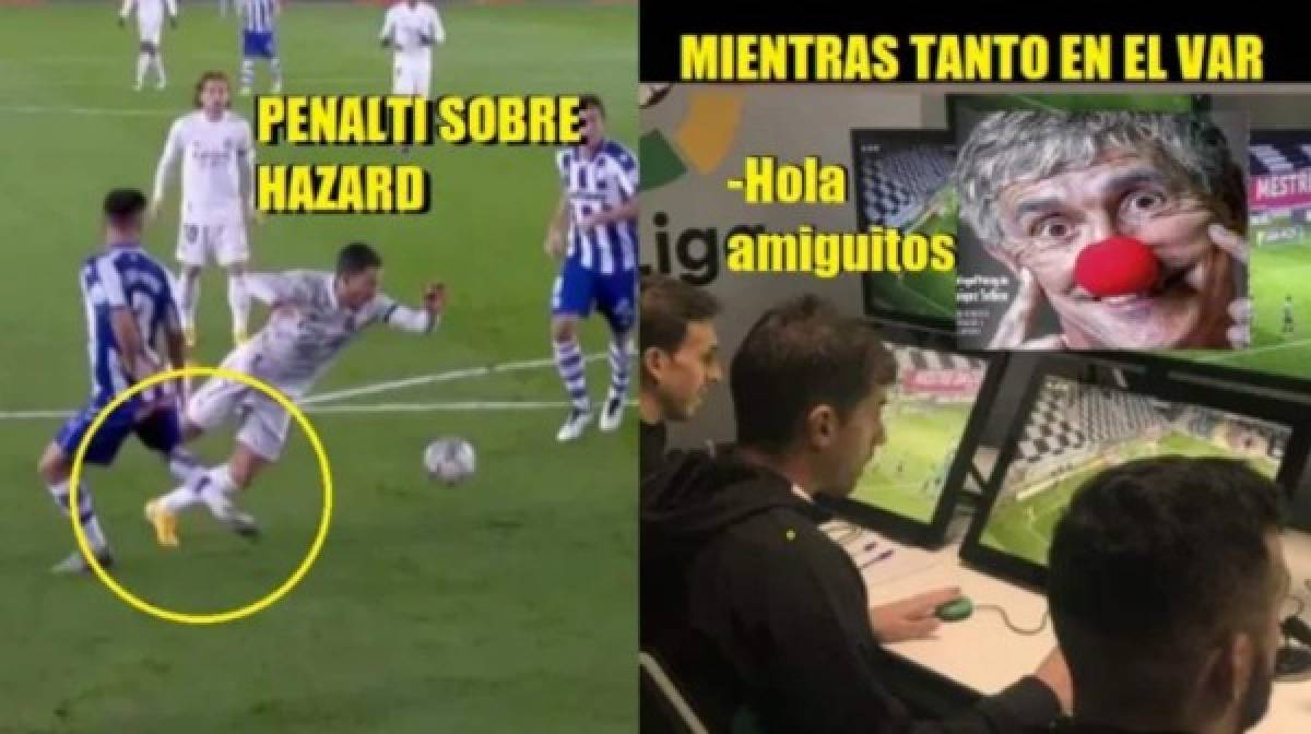 Los memes destruyen a Courtois, Hazard y al Real Madrid por la dura derrota ante el Alavés