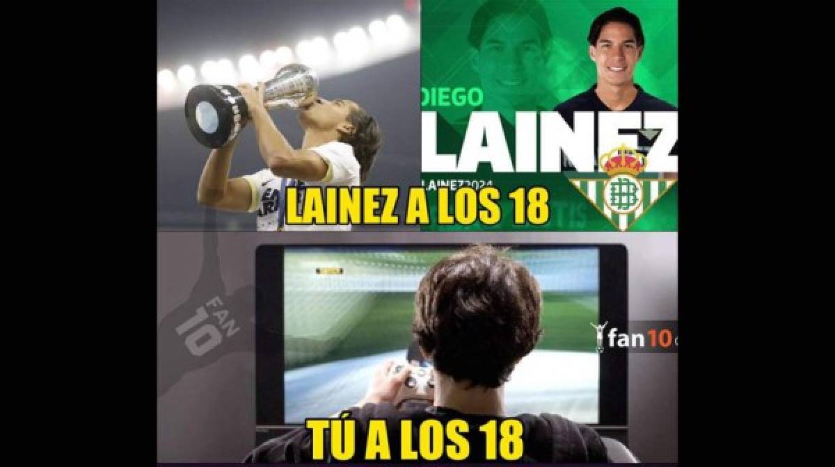 Memes del mercado de fichajes: 'Trituran' a Diego Lainez en su presentación con el Betis