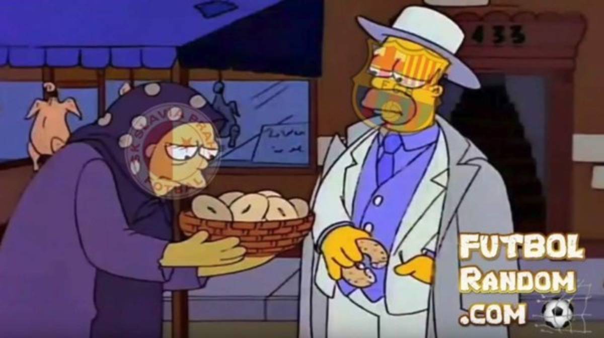 Lionel Messi, víctima favorita de los memes tras el sufrido triunfo del Barcelona ante el Slavia