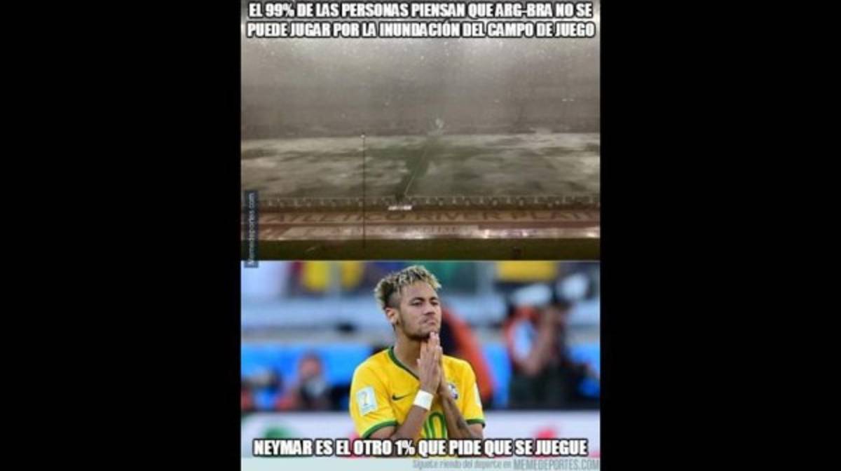 Memes tras la suspensión del clásico Argentina-Brasil