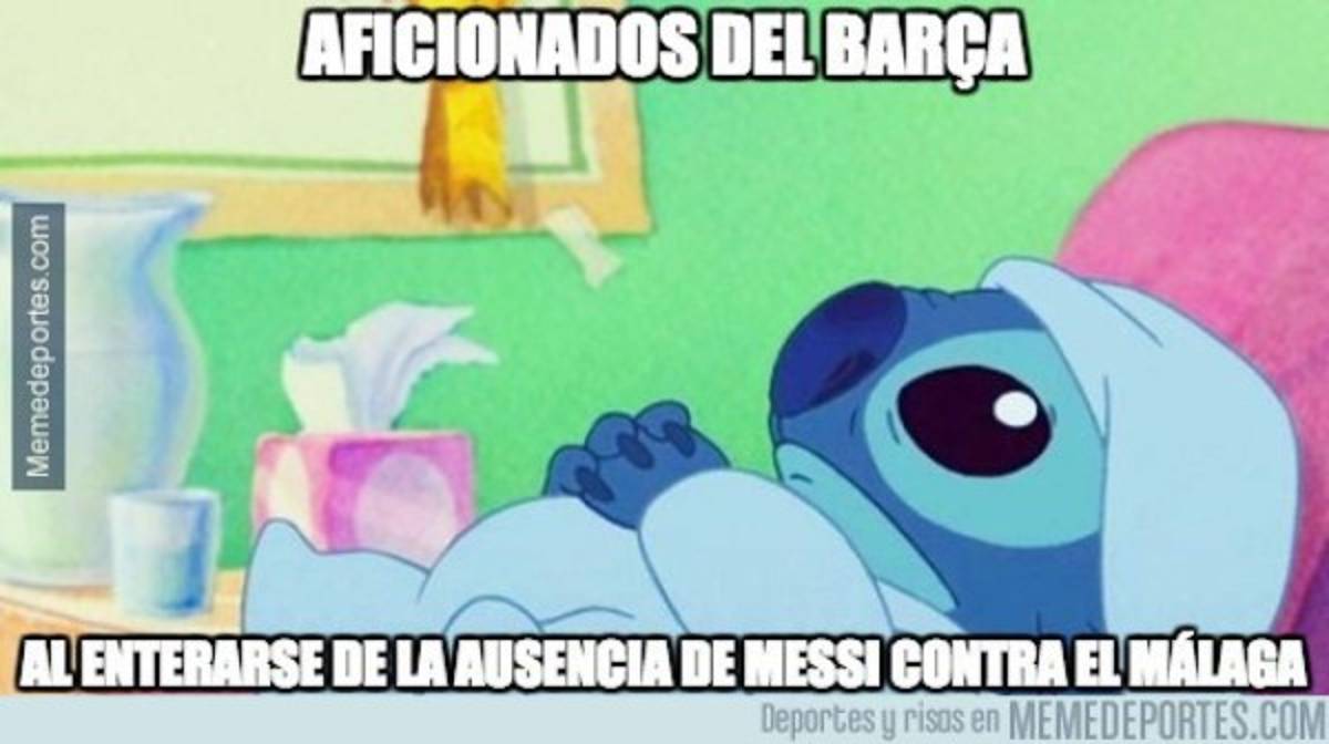 Amargos memes contra el Barcelona por empatar contra el Málaga