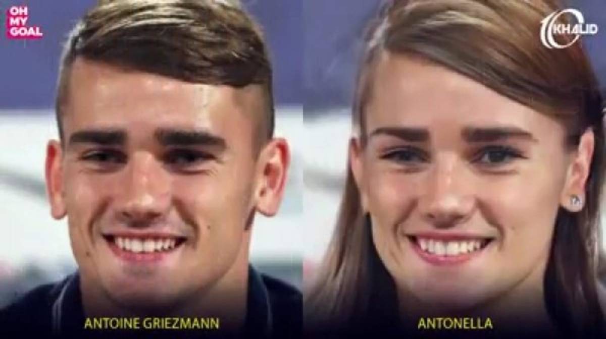 Así se verían las grandes estrellas del fútbol si fuesen mujeres