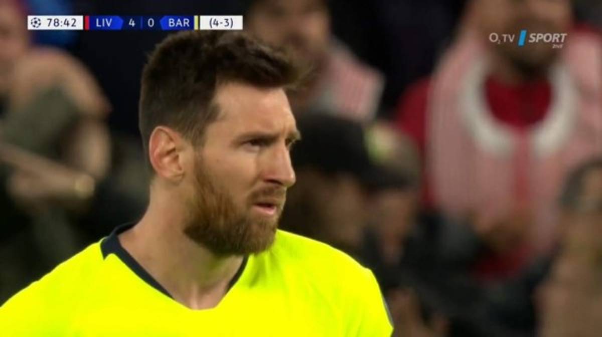 FOTOS: El sufrimiento de Messi tras la eliminación del Barcelona ante Liverpool