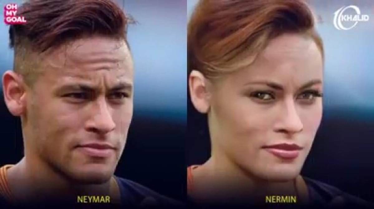 Así se verían las grandes estrellas del fútbol si fuesen mujeres