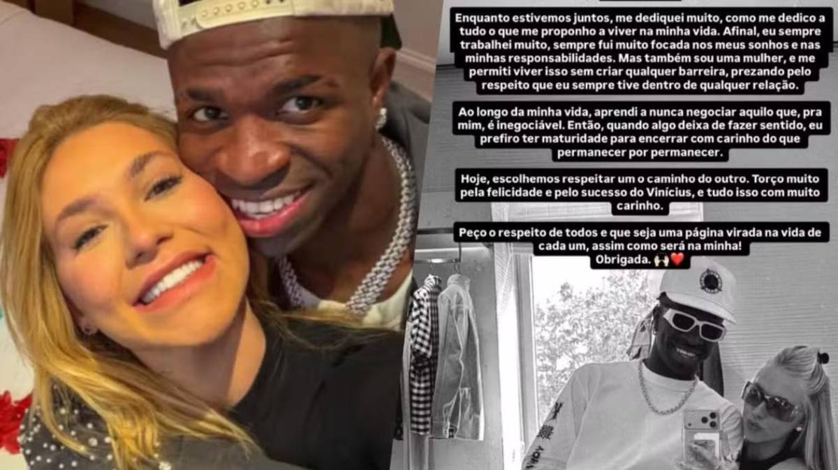 Novia de Vinicius lo termina y revela los motivos de la ruptura: Ya no tiene sentido