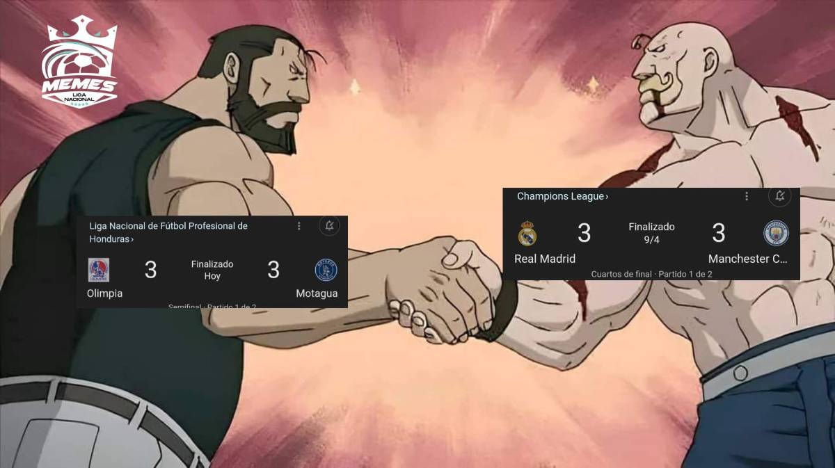 Los divertidos memes que dejó el empate 3-3 entre Olimpia y Motagua en la semifinal de ida de la Liga Nacional