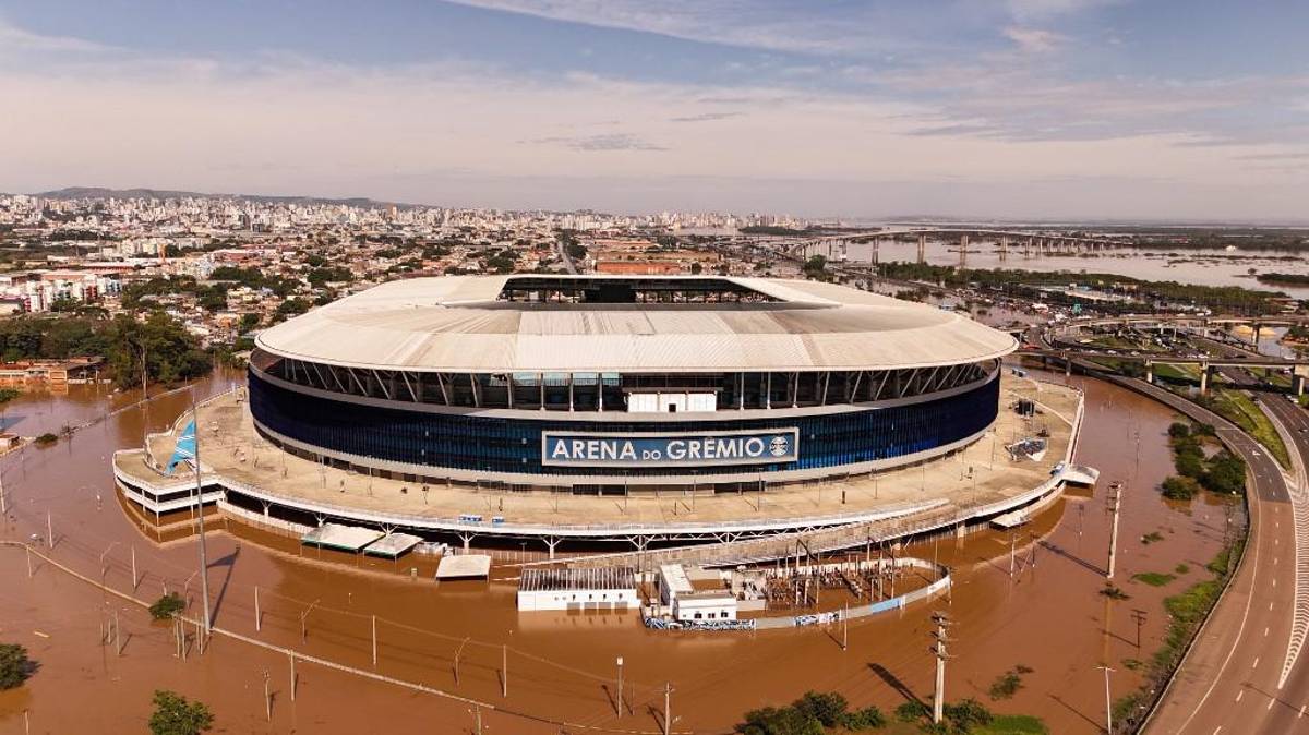 Impactantes imágenes en Brasil: así quedaron los estadios de Gremio e Inter tras inundaciones ¿Cuántos muertos hay?