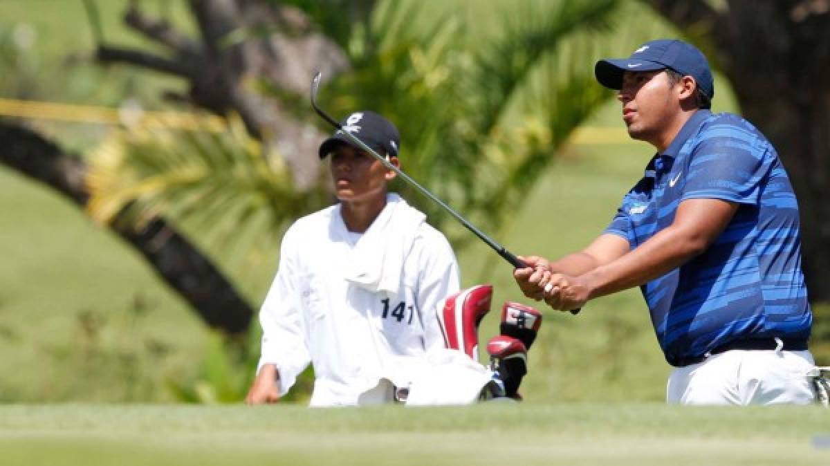 Geoffrey Maldonado es el único golfista hondureño profesional que participa en el PGA Tour en Tela. FOTO Delmer Martínez