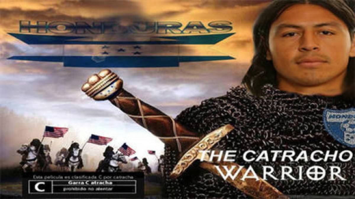 Fotomontajes dedicado al juego entre Honduras y Estados Unidos.