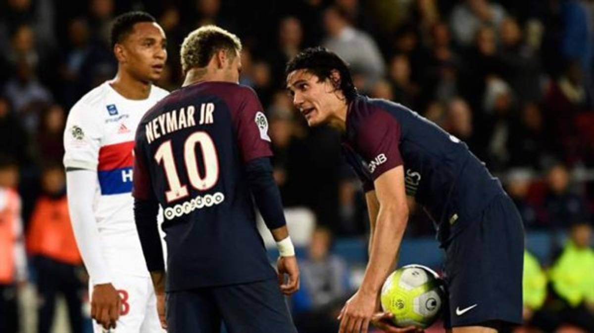 Neymar, Cavani y las discusiones-peleas entre compañeros del mismo equipo