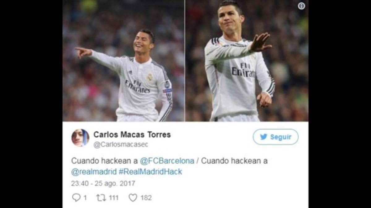 ¡OBJETOS DE BURLA! Real Madrid recibe locos memes tras el hackeo