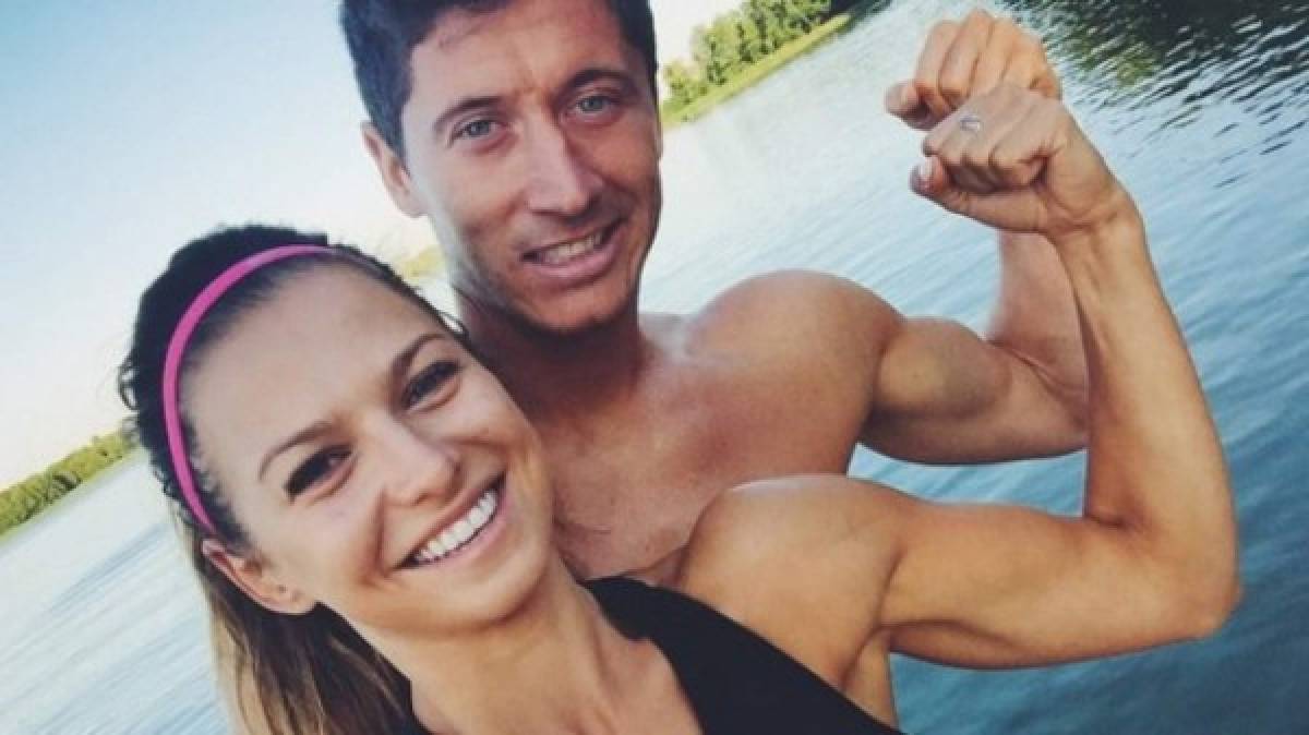 Conoce a la bella esposa de Lewandowski que es toda una sensación en su país