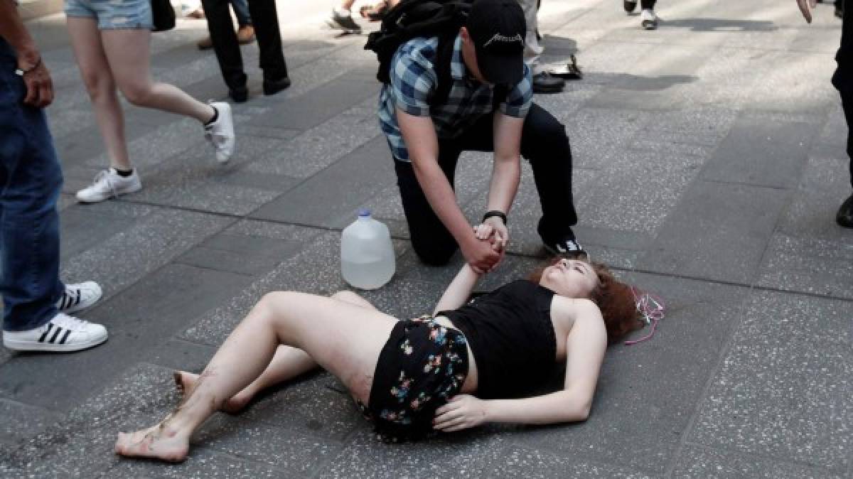 Tragedia en Nueva York: Impactantes imágenes en Times Square