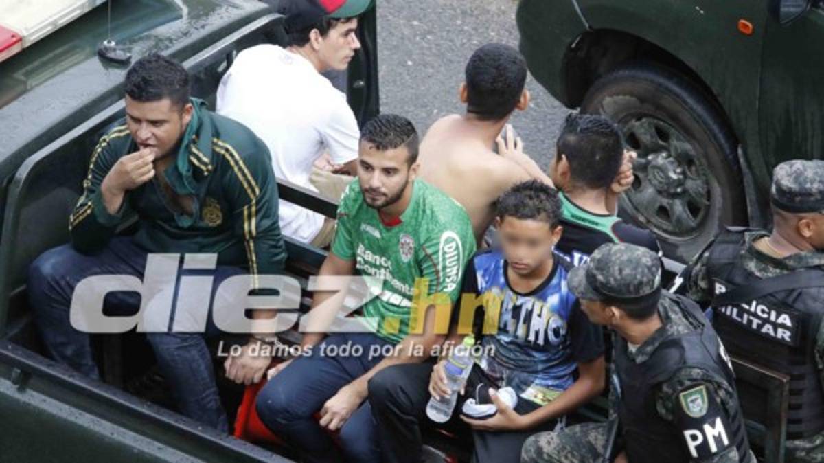Las imágenes que no viste en TV de incidentes en el Yankel Rosenthal